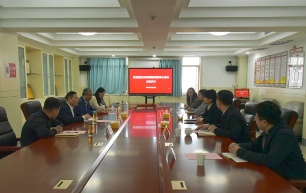 枣庄市疾控中心李成旭一行来省寄防所交流调研